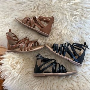Old Navy Faux Leather Gladiator Sandals Size 11